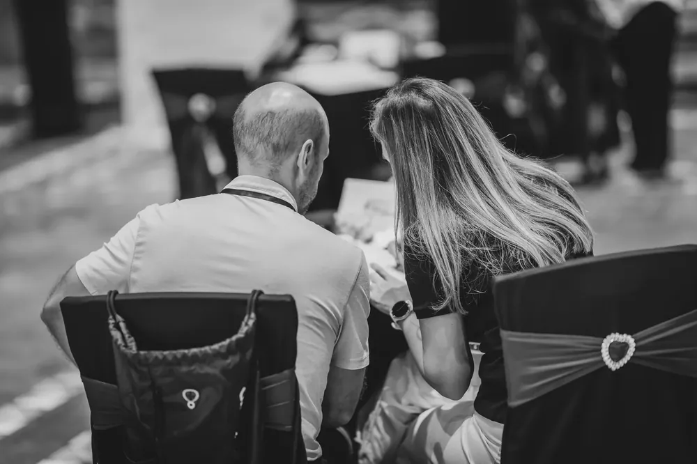 Una pareja durante una de las sesiones